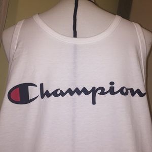 CHAMPIONS WHITE RED TANK TOP BRAND NEW